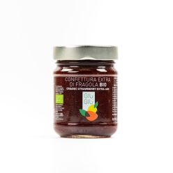 giù giù confettura extra fragola bio biologico gr. 250 prezzemolo e vitale