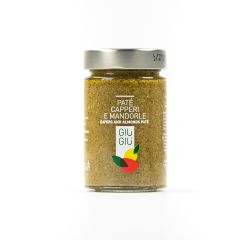 giù giù patè capperi e mandorle sicilia siciliano gr 200 prezzemolo e vitale